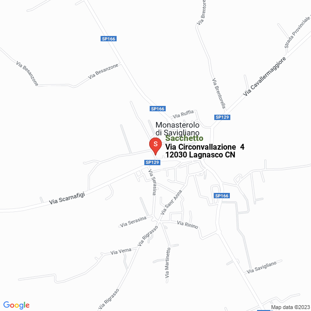 apri la mappa di Sacchetto