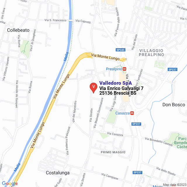 apri la mappa di Valledoro SpA