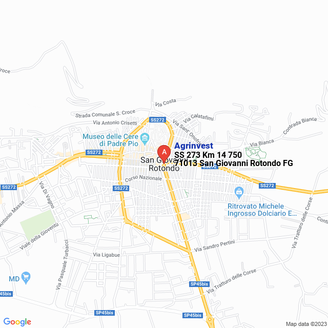 apri la mappa di Agrinvest