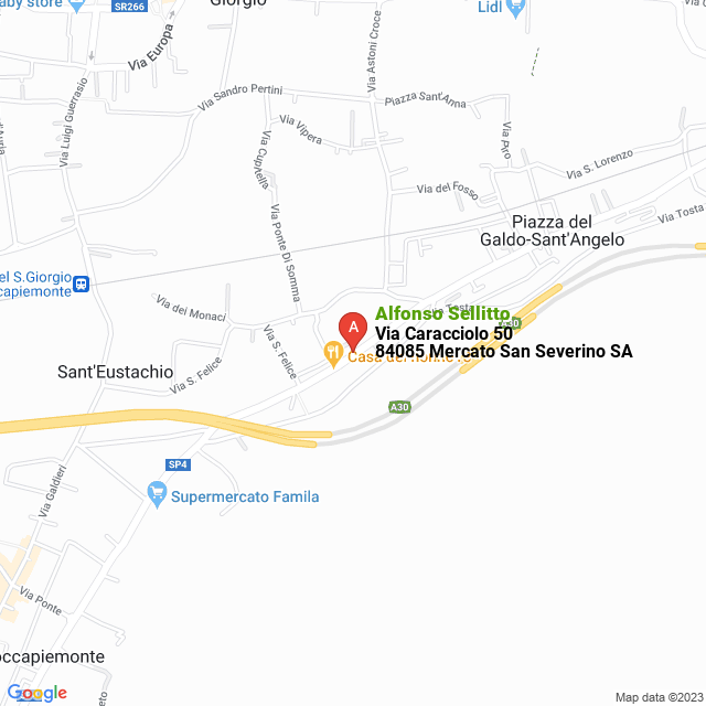 apri la mappa di Alfonso Sellitto