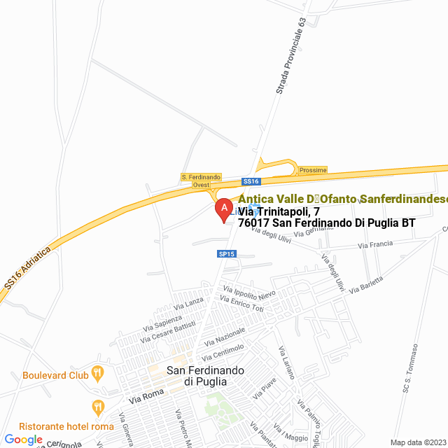 apri la mappa di Antica Valle DOfanto Sanferdinandese