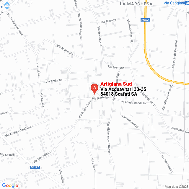 apri la mappa di Artigiana Sud