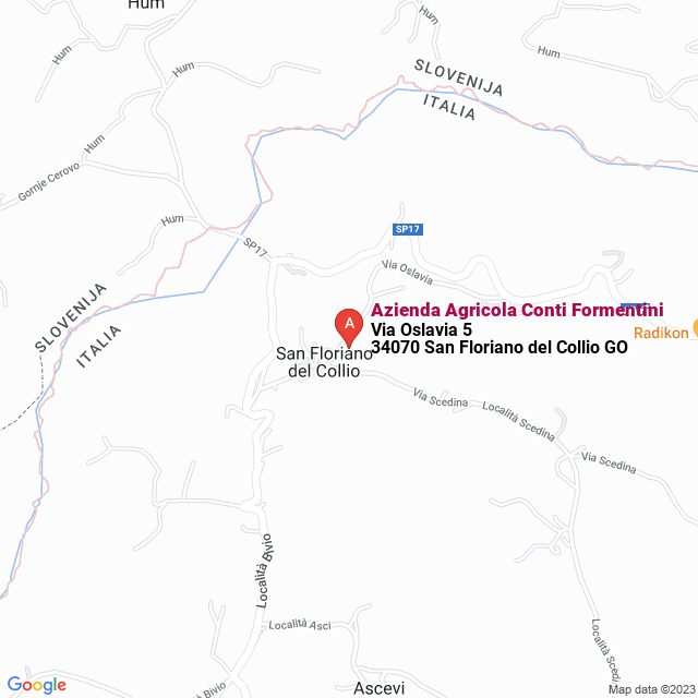 apri la mappa di Azienda Agricola Conti Formentini