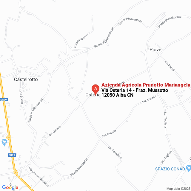 apri la mappa di Azienda Agricola Prunotto Mariangela