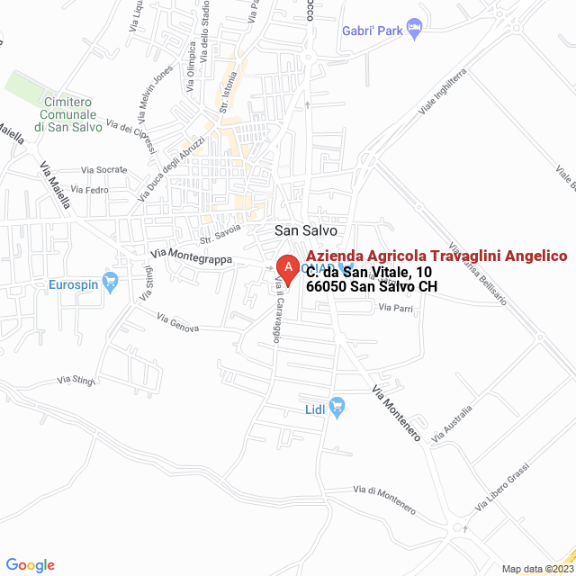 apri la mappa di Azienda Agricola Travaglini Angelico