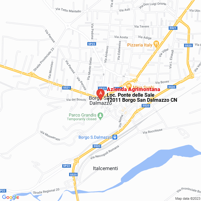 apri la mappa di Azienda Agrimontana