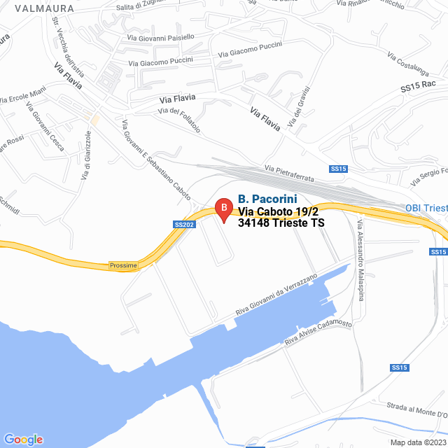 apri la mappa di B. Pacorini