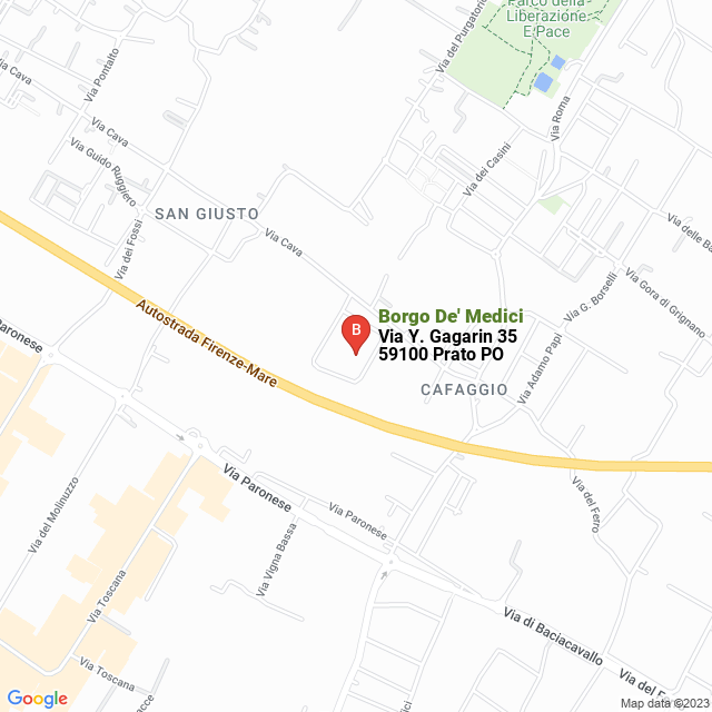 apri la mappa di Borgo De‘ Medici