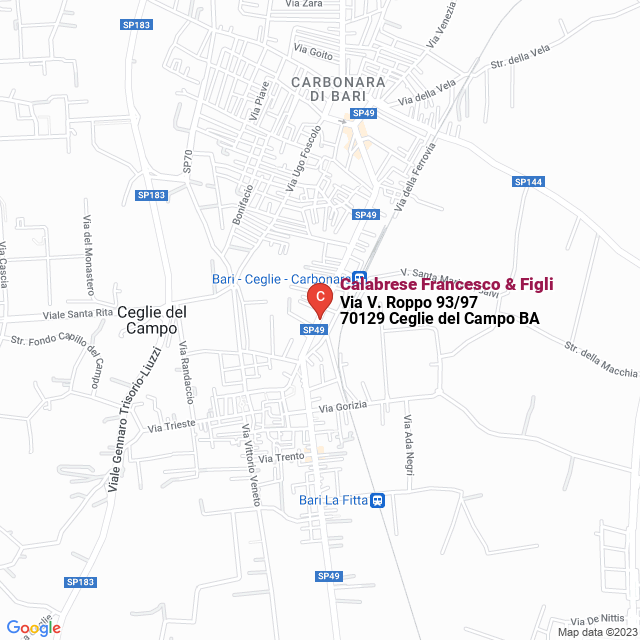 apri la mappa di Calabrese Francesco & Figli