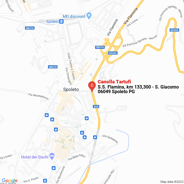 apri la mappa di Canolla Tartufi