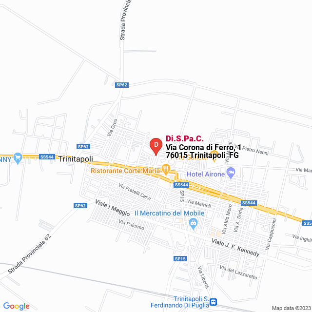 apri la mappa di Di.S.Pa.C.