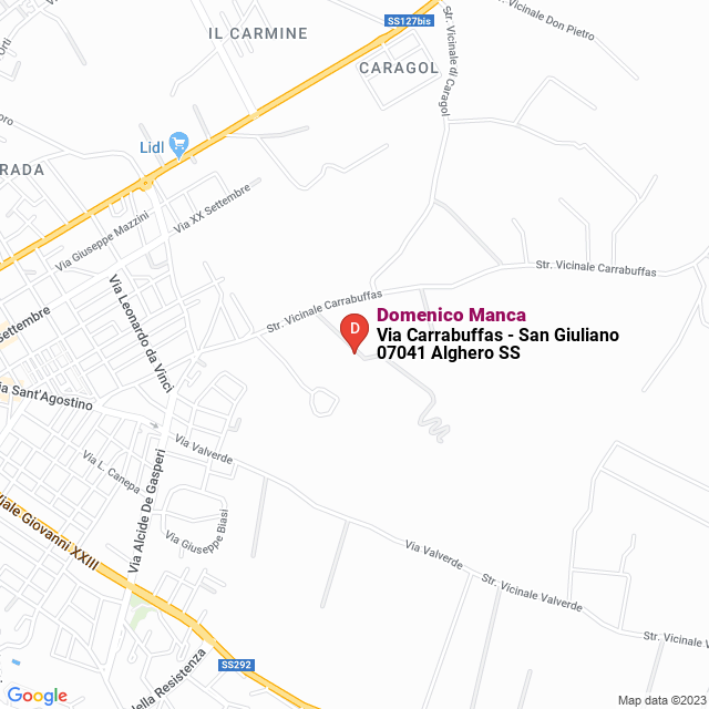 apri la mappa di Domenico Manca