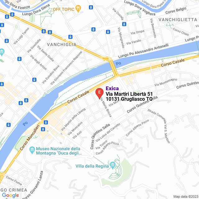 apri la mappa di Exica