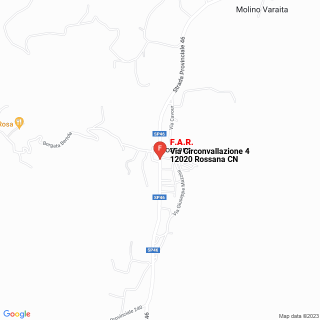 apri la mappa di F.A.R.