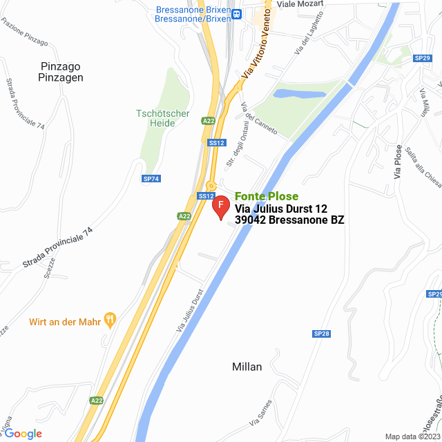 apri la mappa di Fonte Plose