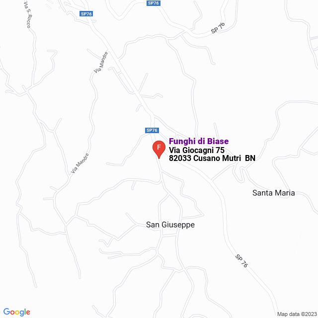 apri la mappa di Funghi di Biase