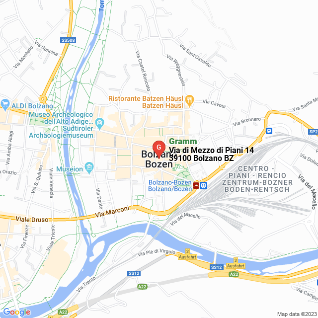 apri la mappa di Gramm