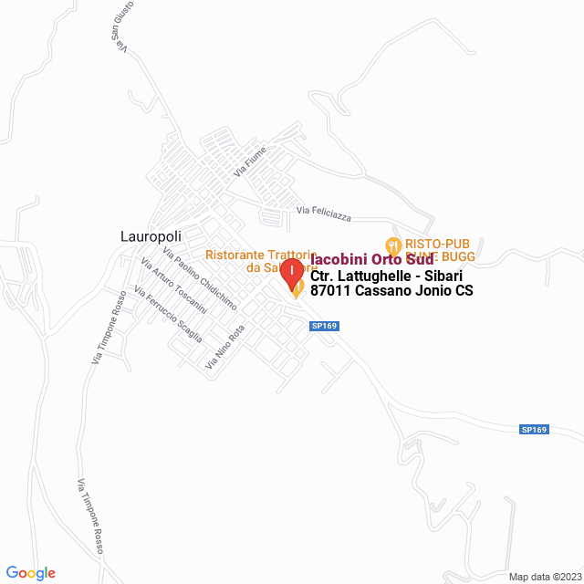 apri la mappa di Iacobini Orto Sud