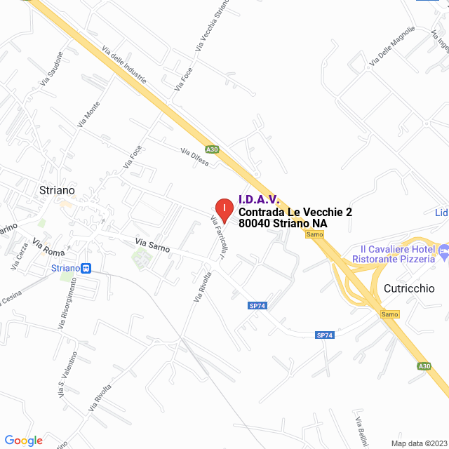 apri la mappa di I.D.A.V.