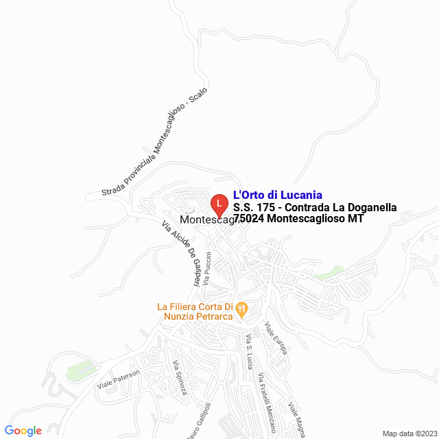 apri la mappa di L‘Orto di Lucania