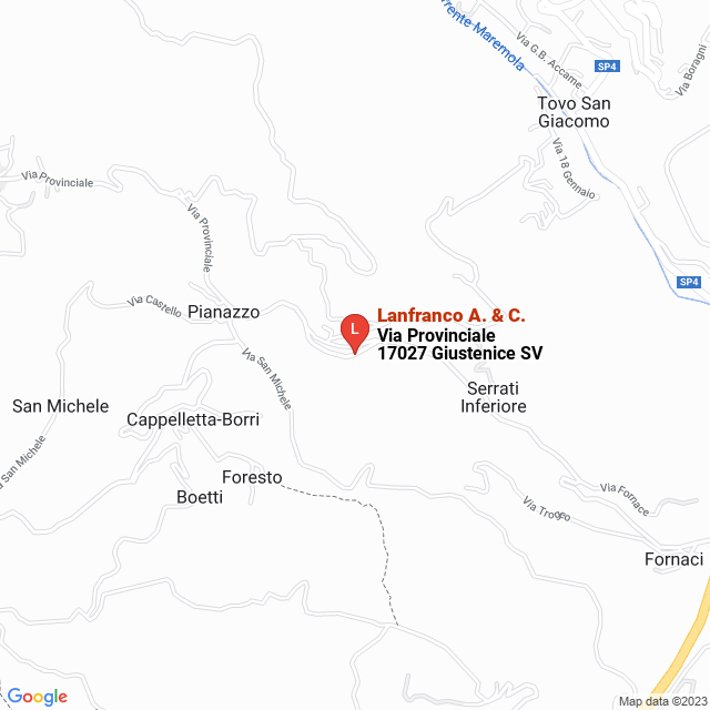 apri la mappa di Lanfranco A. & C.