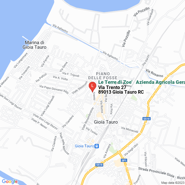 apri la mappa di Le Terre di Zoe‘ - Azienda Agricola Gerace Maria Caterina