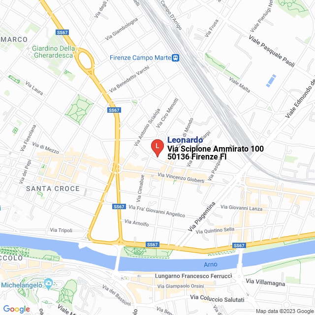 apri la mappa di Leonardo