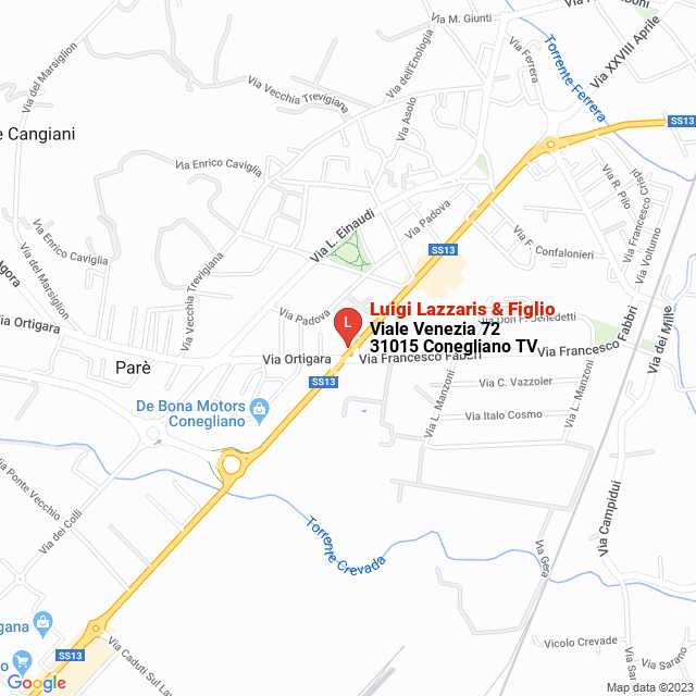 apri la mappa di Luigi Lazzaris & Figlio