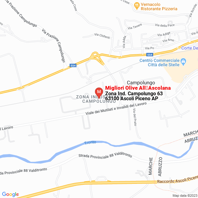 apri la mappa di Migliori Olive AllAscolana