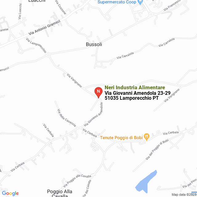 apri la mappa di Neri Industria Alimentare