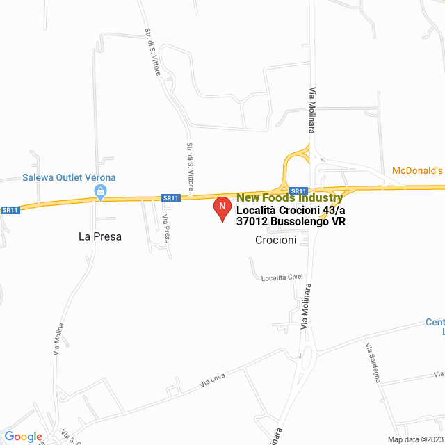 apri la mappa di New Foods Industry