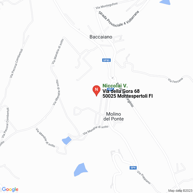 apri la mappa di Niccolai V.