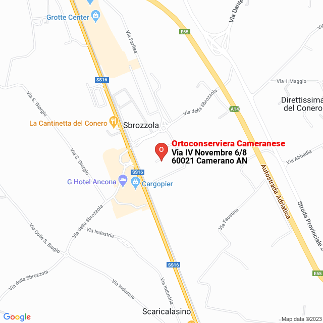 apri la mappa di Ortoconserviera Cameranese