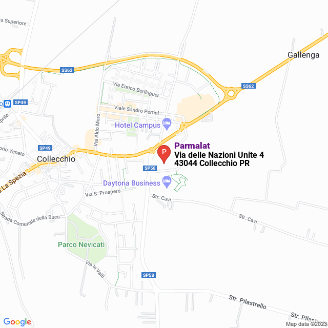 apri la mappa di Parmalat
