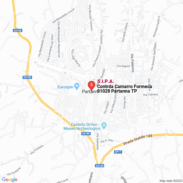 apri la mappa di S.I.P.A.