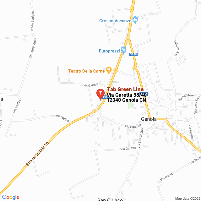 apri la mappa di Tab Green Line