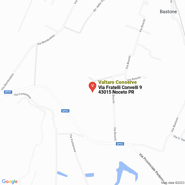 apri la mappa di Valtaro Conserve