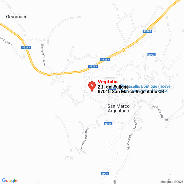 apri la mappa di Vegitalia