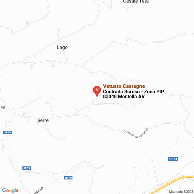 apri la mappa di Vetusto Castagne