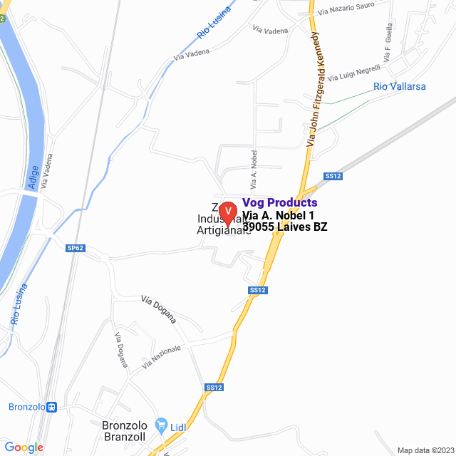 apri la mappa di Vog Products