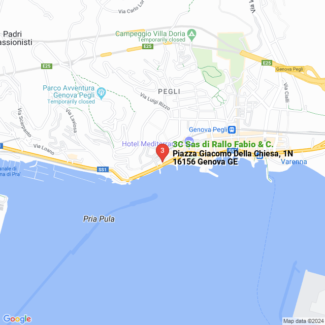 apri la mappa di 3C Sas di Rallo Fabio & C.