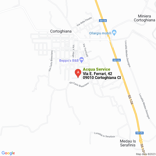 apri la mappa di Acqua Service