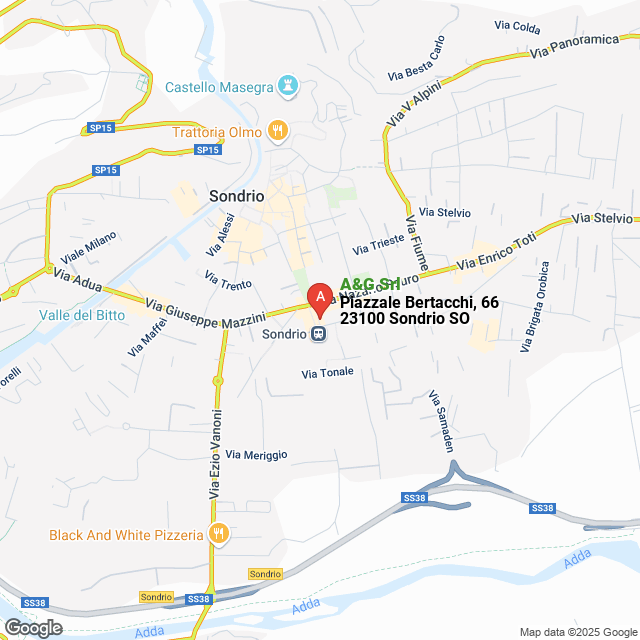 apri la mappa di A&G Srl