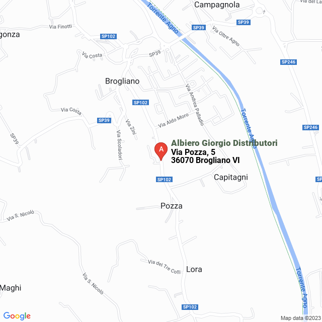 apri la mappa di Albiero Giorgio Distributori