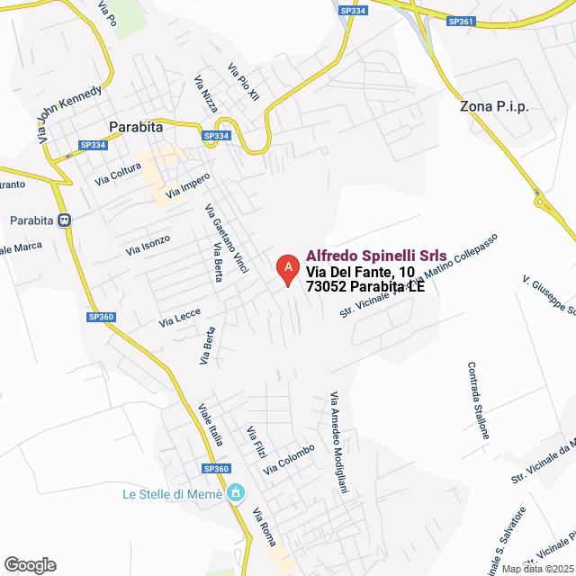 apri la mappa di Alfredo Spinelli Srls