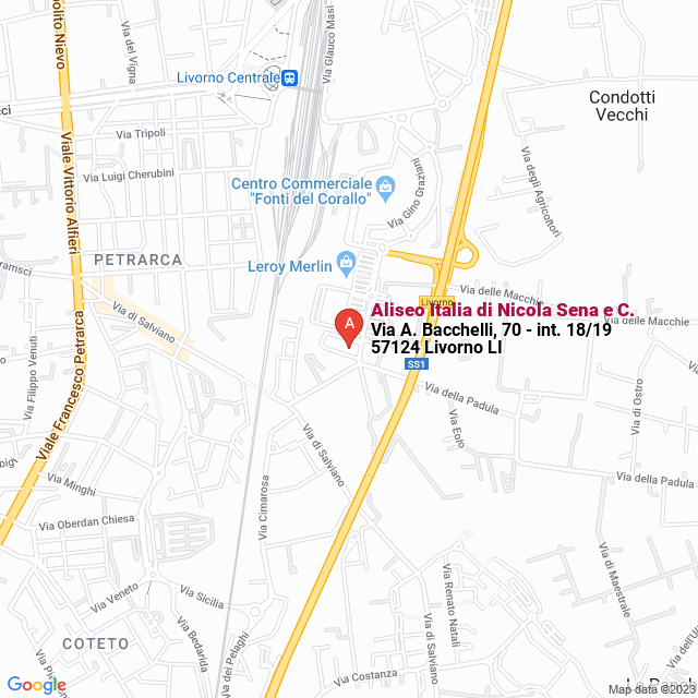 apri la mappa di Aliseo Italia di Nicola Sena e C.