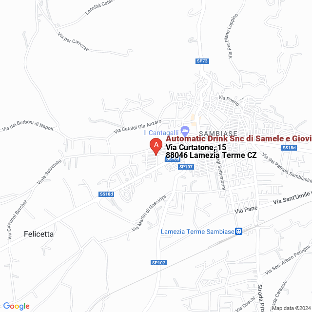 apri la mappa di Automatic Drink Snc di Samele e Giovinazzo