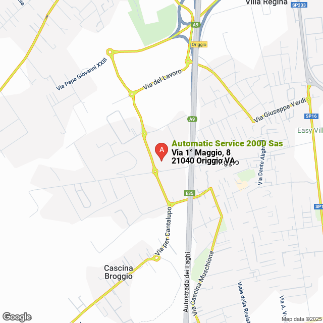 apri la mappa di Automatic Service 2000 Sas