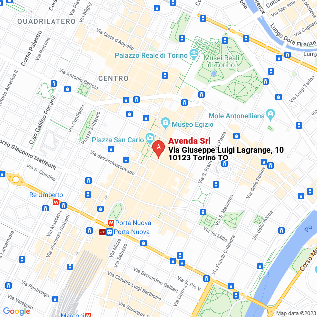 apri la mappa di Avenda Srl