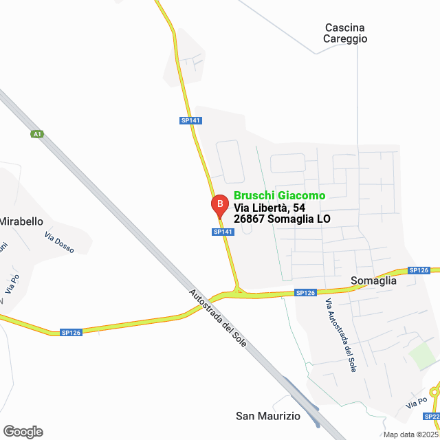 apri la mappa di Bruschi Giacomo